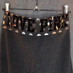 Victoria’s Secret PINK grey bootcut yoga pants